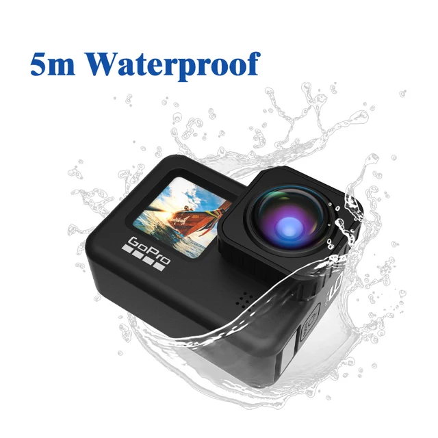 GoPro Hero 9 10 11用,ブラックアクセサリー,最大レンズモード,155度の 