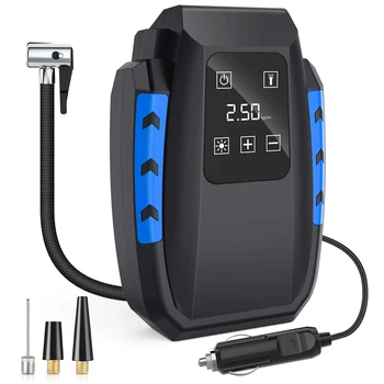 

Tire Inflator, Air Compressor Pump Digital Tire Inflator Press Screen Inflator 12 Volt Car Portable Air Compressor Pump 150 PSI