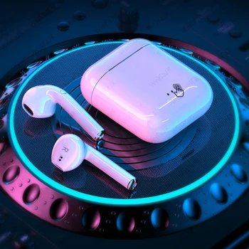 AirPods i7s TWS Bluetooth 5,0 auricular auriculares inalámbricos en la oreja auriculares deportivos con caja de carga para iPhone Android Smartphone
