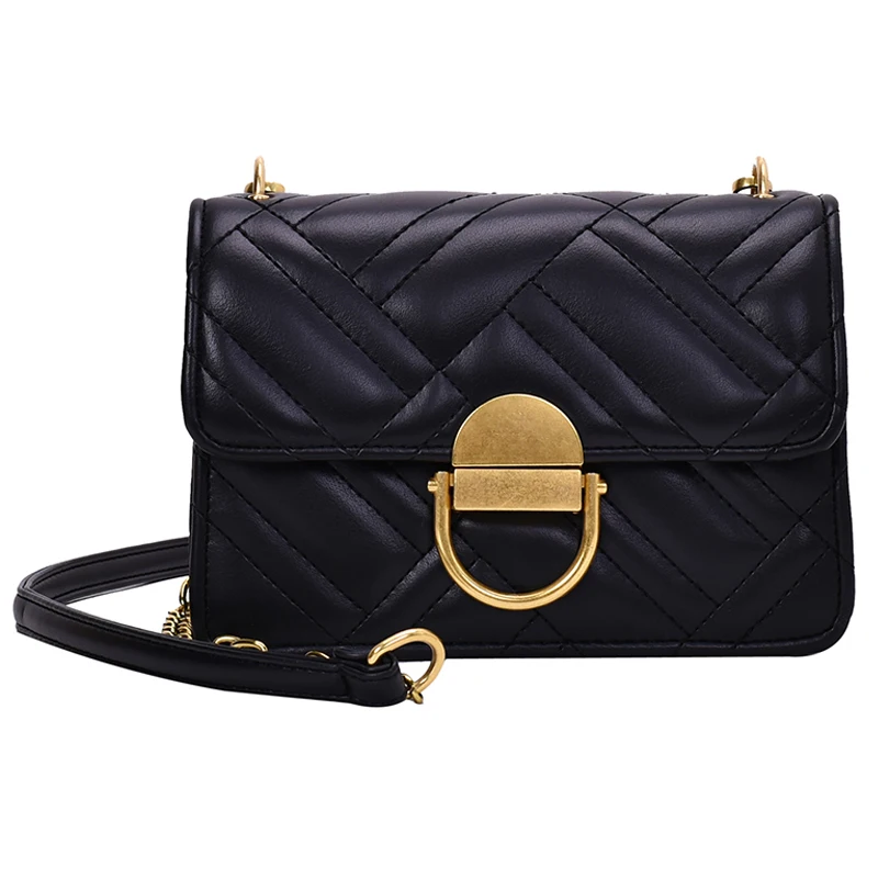 

191225 iVog New Arrival Everyday Ladies Small PU Shoulder Crossbody Handbag Chain Fashion Hand Bags for Women 2019