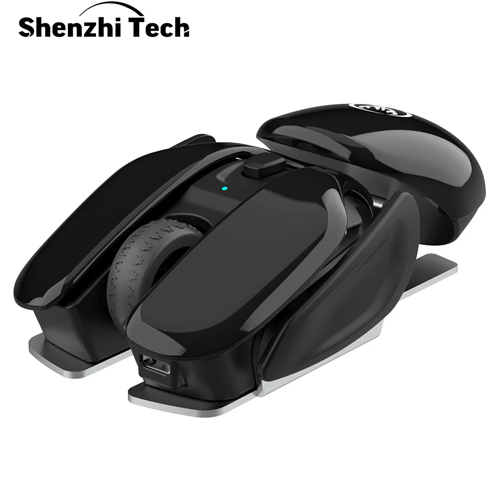 

HXSJ Wireless Mouse Computer Gaming Mouse Gamer Silent Key 1600DPI Rechargeable Optical Electroplated Mice For Computer Office