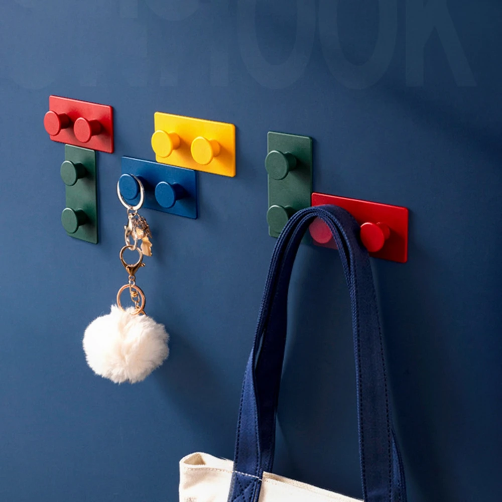 2022 Wall Adhesive Hook 4Pcs Power Plug Holder Home Storage Hanger Office Organization for Clothes/Hats | Дом и сад