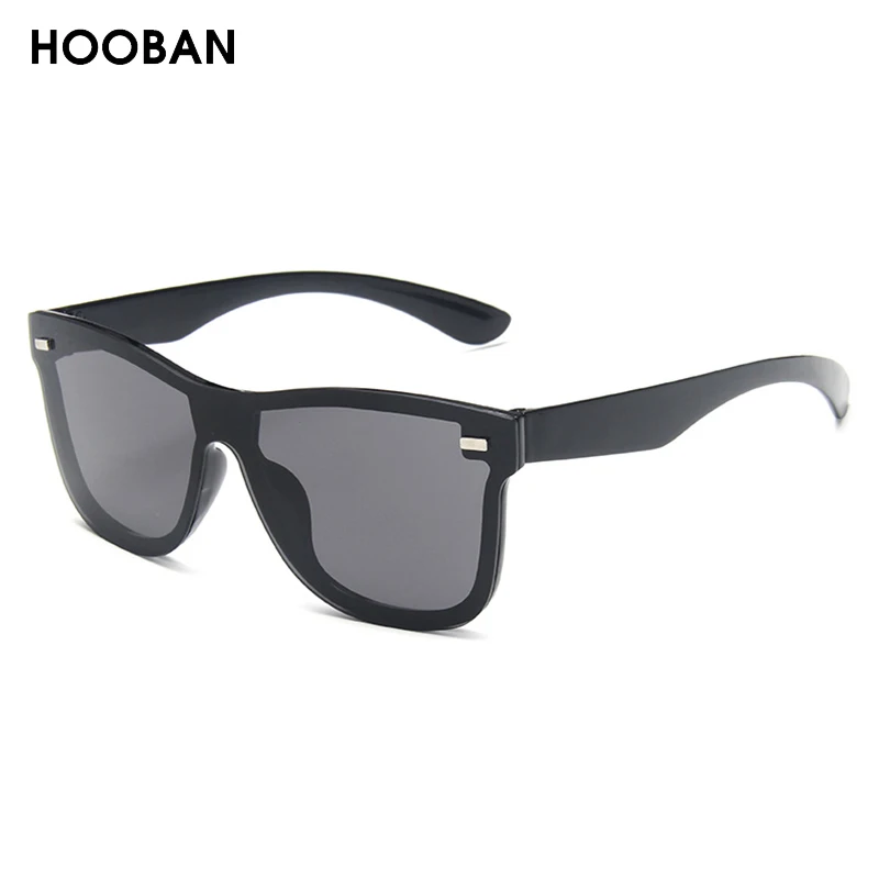 Fashion Rimless Sunglasses Men Vintage Square One-piece Lens Sun Glasses Stylish Brand Driving Vacation Shades