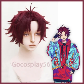 

Paradox Live BAE Sugasano Allen Wig Short Brown Hair Cosplay Wig Halloween Synthetic Hair