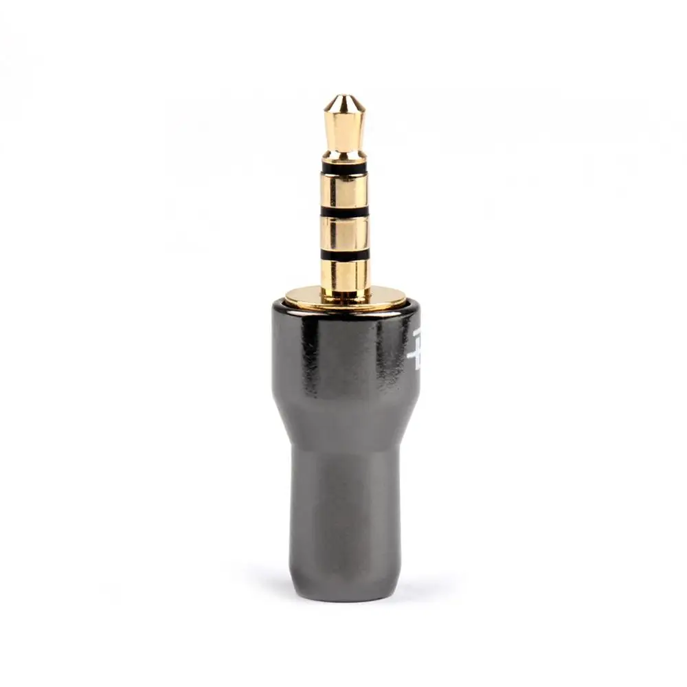 Artudatech 100Pcs 3 5mm Stereo 4Pole Male Jack Plug Audio Connector Solder For Headphone Budweiser Adapter Parts