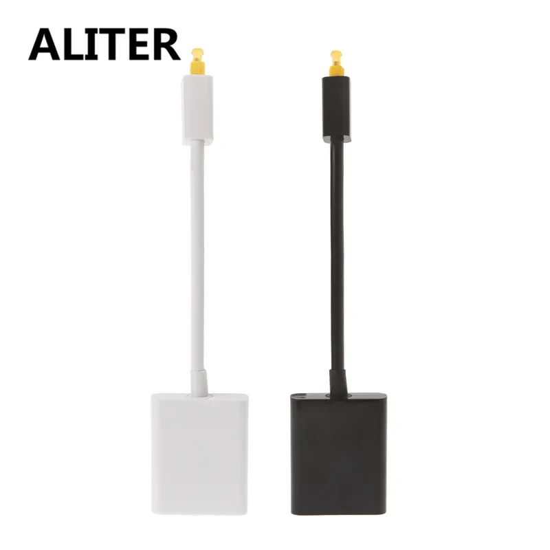 ALITER Цифровой оптический аудио кабель сплиттер адаптер 2 Way SPDIF Toslink 1 в из