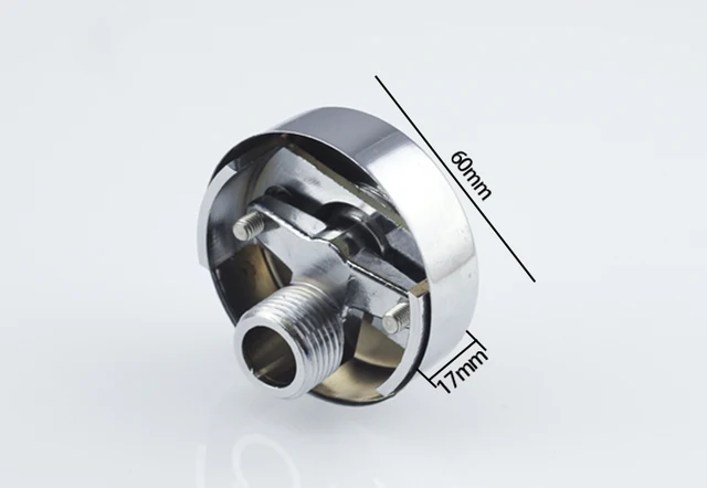 Accessorio Angolo Doccia In Rame - Regolazione Tubo Aspirazione, Filettature 1/2 E 3/4, Cromato - Foto 7