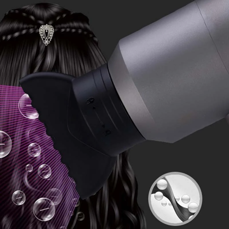 Отрицательный фен с ионизацией 3-в-1 Многофункциональные Инструменты для укладки волос фен для волос быстрая сушилка прямые стайлер для