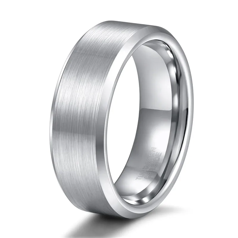 Ultimate Metals® anello di fidanzamento in tungsteno nero da uomo 12 mm fede nuziale in tungsteno Nero 