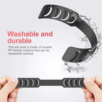 

6PCS Face Mask Band Extenders Mask Elastic Strap Adjuster Protect Ear Break Ear Hook Ear Hook Mask Rubber Extension Buckle Fixed