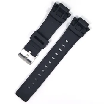 

Black Silicone Waterproof Watch Band Strap For Casio G-Shock G100 G-100 G-100-1BV Sport Replacement Watchband Accessories