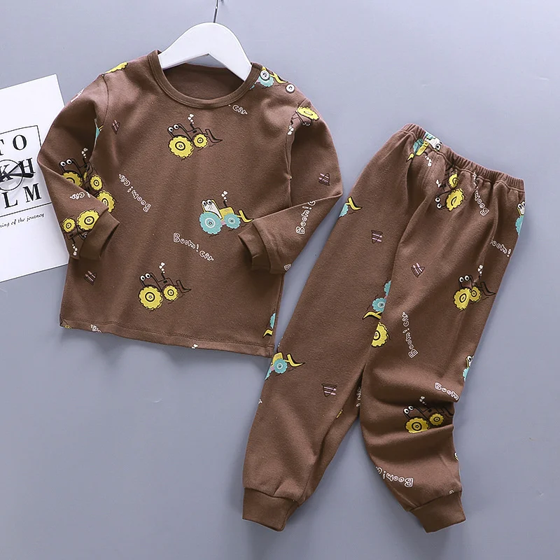 Thermal Underwear Baby Lounge Underwear Spring Autumn Winter Warm Pjamas For Girls Boys Thermal Wear Children Long Johns Kids