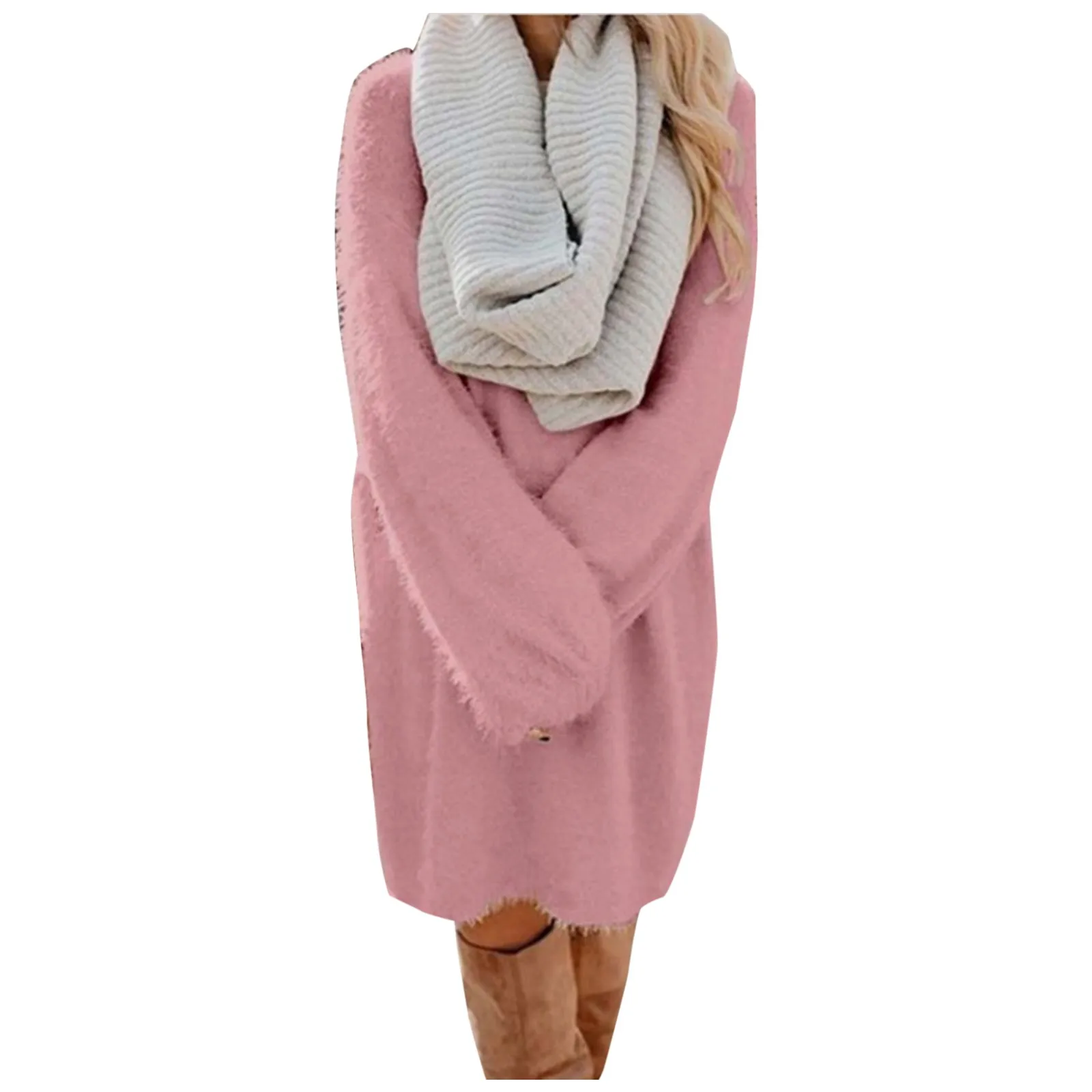 Women Elegant Mini Dresses Sexy Winter Knitted Casual Long Sleeve T Shirt Kword Vintage Dress Classic Sweater L*5 2