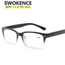 SWOKENCE Retro Reading Glasses Women Men Brand High Quality Presbyopia Eyeglasses With Dioptre+1.0 1.5 2.0 2.5 3.0 3.5 4.0 R132