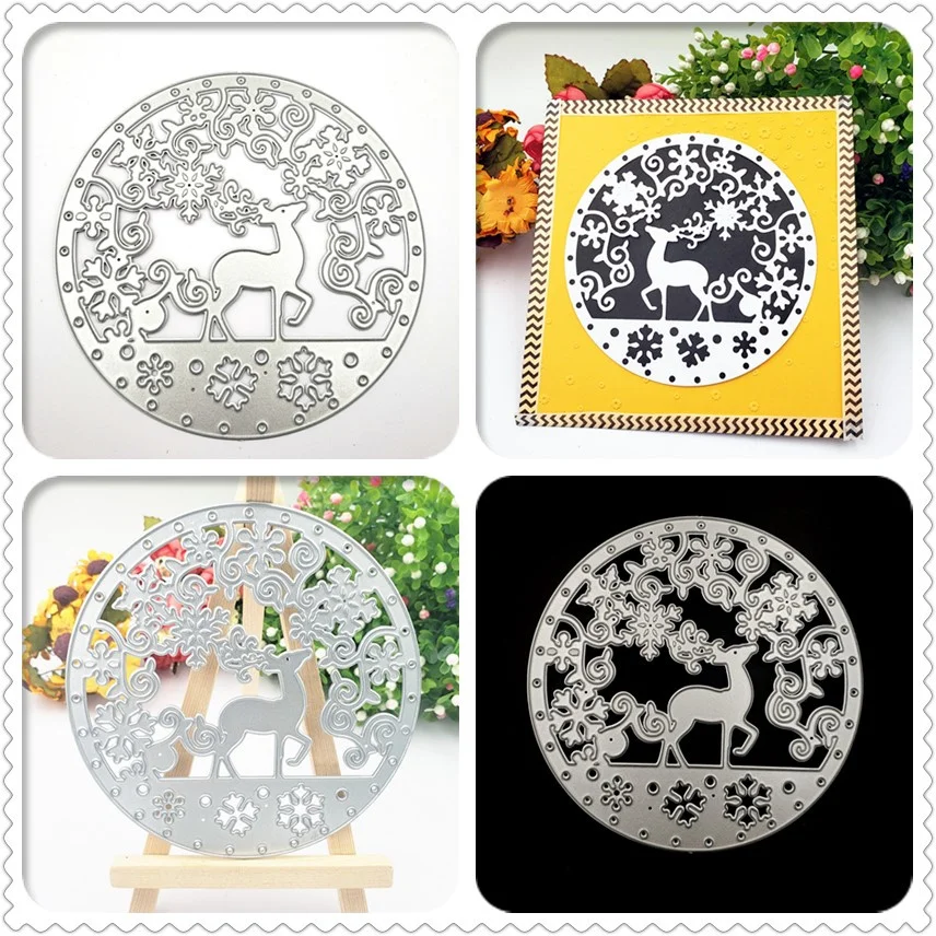 11 2x11 2 см пасхальное happy Новый год Снежный олень резчик углеродистой стали