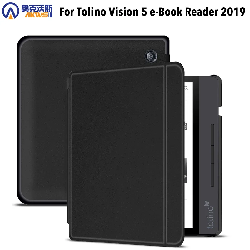 Чехол для Tolino Vision 5 eReaders из искусственной кожи чехол для Tolino vision 5 7 дюймов тонкий защитный чехол sleepover