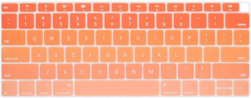 Силиконовая крышка клавиатуры для Macbook NEW Air 13 с дисплеем retina и сенсорной идентификацией модели A1932