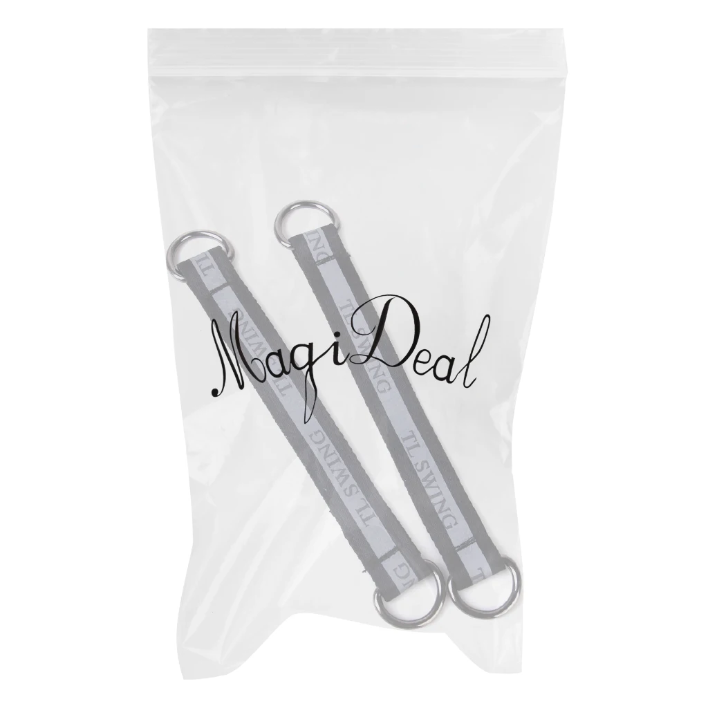 2Pcs Heavy Duty Strap Hanging Swing Chair Hammock Outdoor Tree Beam 24cm, Max load bearing: 300KG