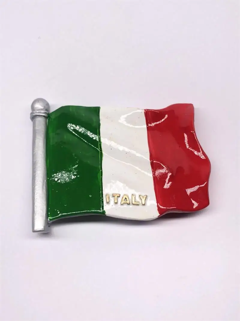 3d магнит для холодильника с флагом Россия Канада Япония Украина Италия Сингапур Страны мира Флаги наклейки на холодильник магниты для украшения - Цвет: Italy
