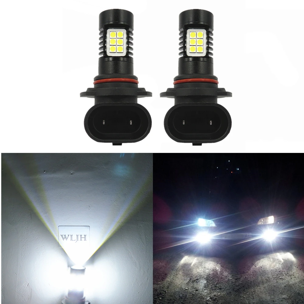 WLJH 2x 800Lm 22 Вт 3030 чип 9006 HB4 светодиодные авто в зоне действия ближнего головной