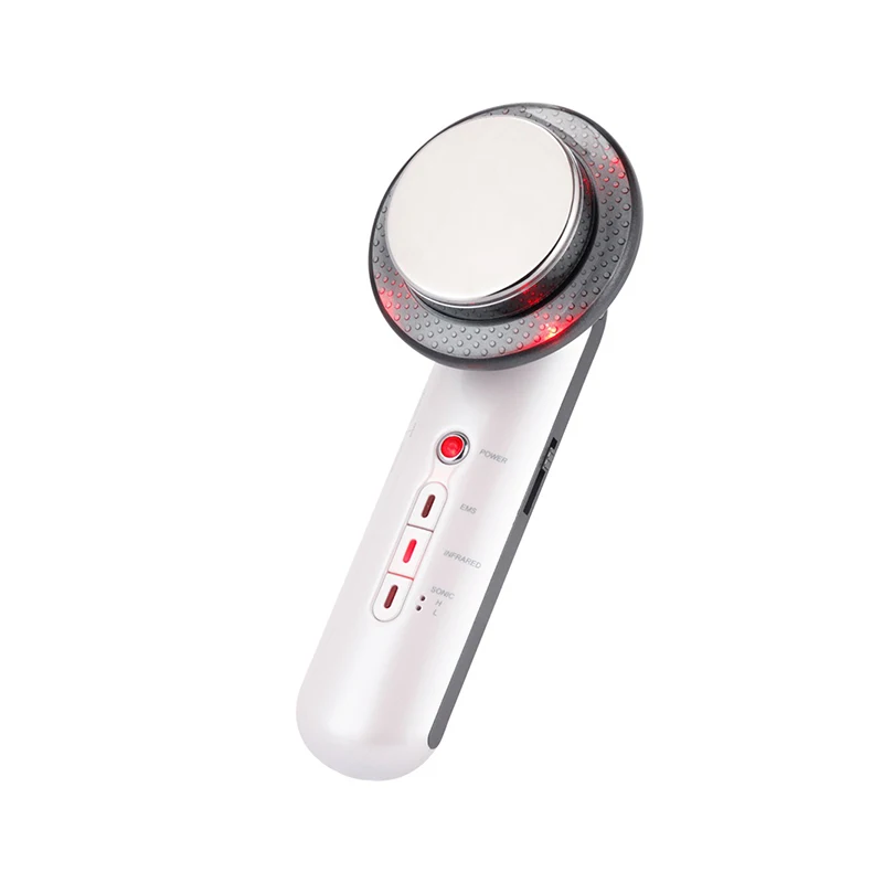 Лифтинг лица 3 в 1 EMS инфракрасный ультразвуковой массажер для тела