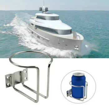 

Marine Cup Holder Stainless Steel Drink Bottle Can Cup Holder Boat Marine Yacht Camper Van Ring Cup Holder Car Coasters