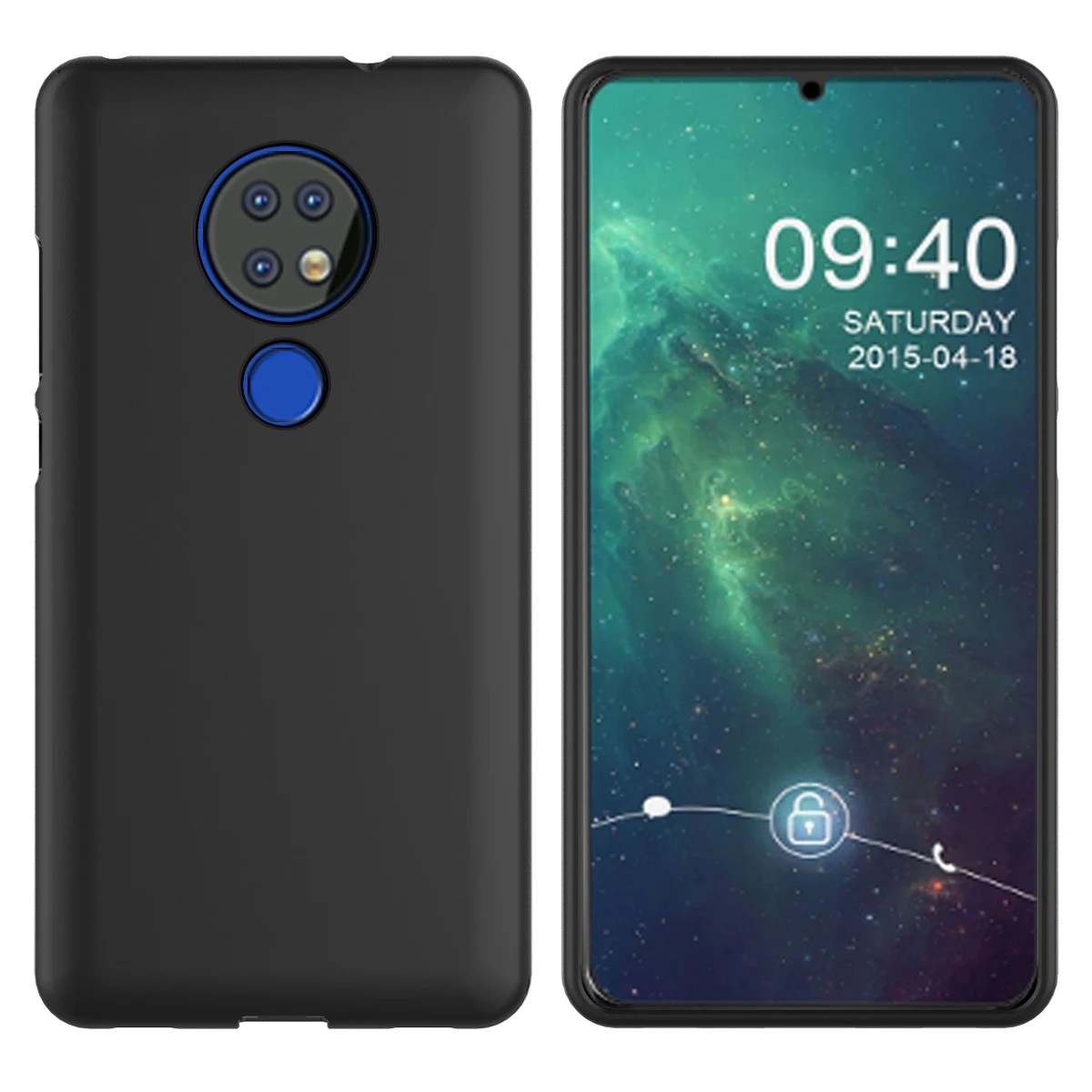 Для Nokia 7,2 6,2 3.1C X71 4,2 3,2 8,1 9 PureView 6,1 плюс 7,1 плюс задняя крышка чехол Slim Fit Мягкий ТПУ телефон с противоударной защитой чехол - Цвет: For Nokia 7.2 6.2