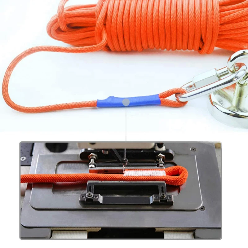 Fishing Magnet Rope 20 Meters, Heavy Rope with Lock,All Purpose Nylon High Strengte Cord Rope- 65 Feet, Diameter 6Mm
