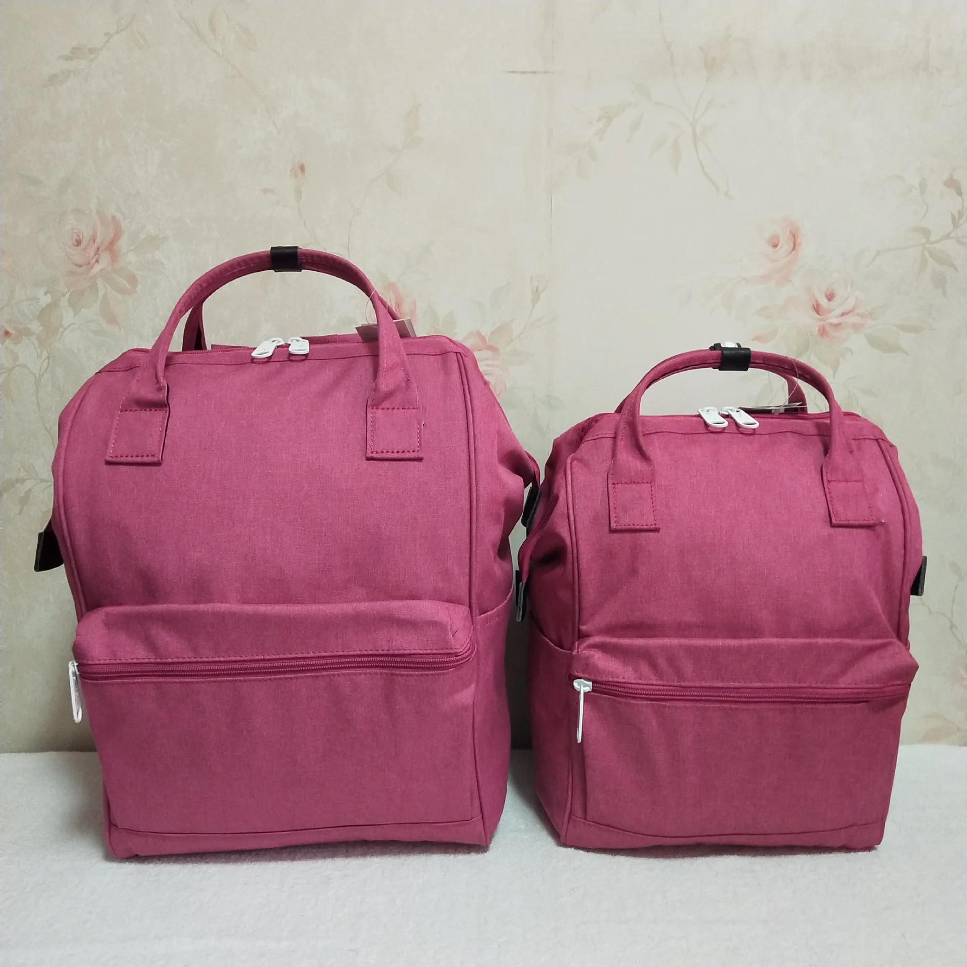 

New Style Dull Polish Sackcloth Cloth Backpack Large Adjustable Backpack