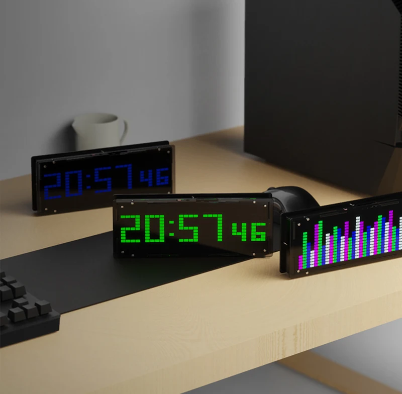 diy led amplificador indicador de nível áudio luz vu meterrhythm luzes ki