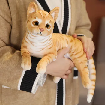 Lifelike Cat Plush Doll 1