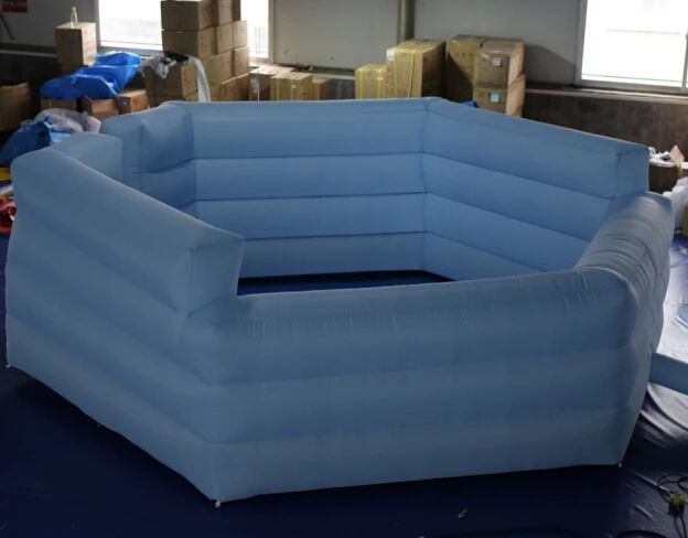 Blue Sayok 4,6 м(15 футов) надувной шар Gaga яма Gagaball площадка с электрическим воздуходувкой для наружной/внутренней семейной школы деятельности - Цвет: Blue