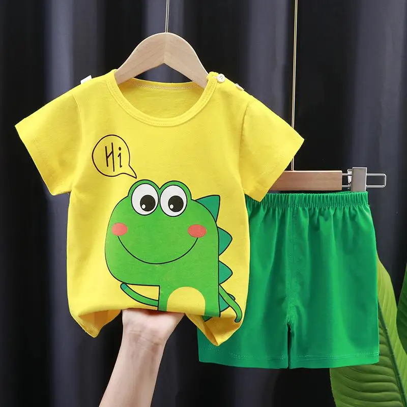 Baby Clothing Set near me Fashion New Baby Boys Clothes Brand Summer Kids Clothes Set Toddler Girls T-shirt+pants 2-piece Suit Children's Clothing Sets newborn baby clothing set Baby Clothing Set