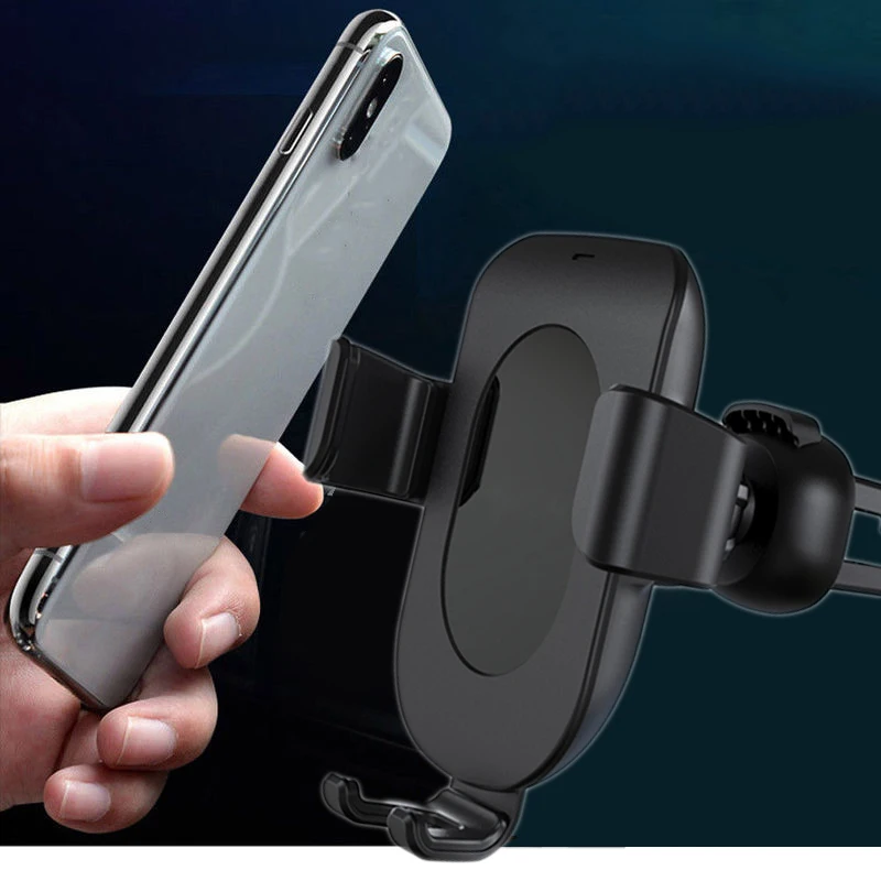 Gravity Car Mount Wireless Charger For Iphone X Xs Max Xr 8 Plus Samsung S8 S9 Car Mount Phone Charge Adapter