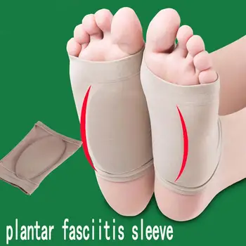 

1 Pair Arch Support Sleeves Plantar Fasciitis Silicone Heel Spurs Foot Care Cushions Orthotic Insoles Pads Flat Feet Pain Relief