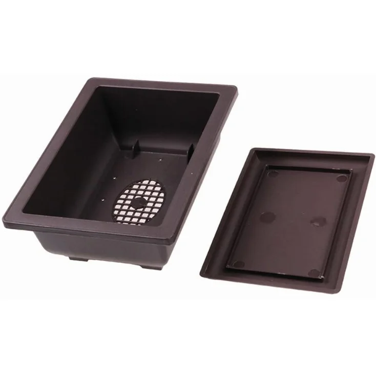 Pot de fleur,Pots de formation en plastique Imitation bonsaï, avec