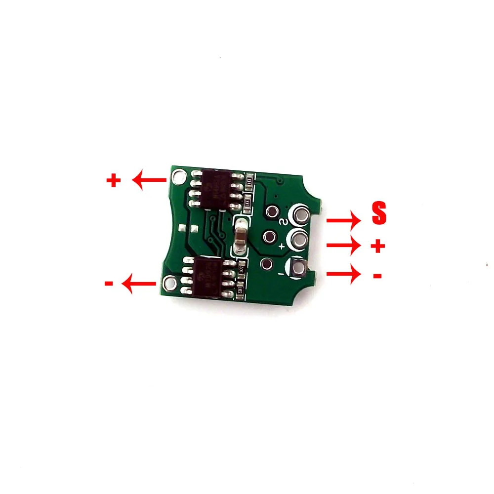 Регулятор скорости щеточного двигателя micro 3A RC ESC DIY 5 в постоянного тока