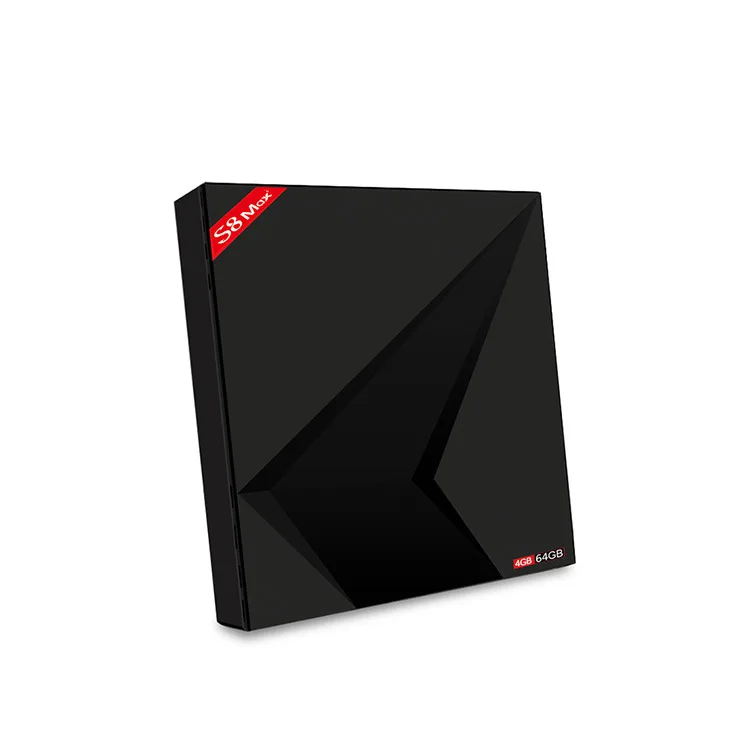 S8 Max Plus Android Smart TV Box RK3328 4GB RAM 64GB ROM 5G WIFI bluetooth 4.0 Android 9.0 4K Set-Top-Box Media Player
