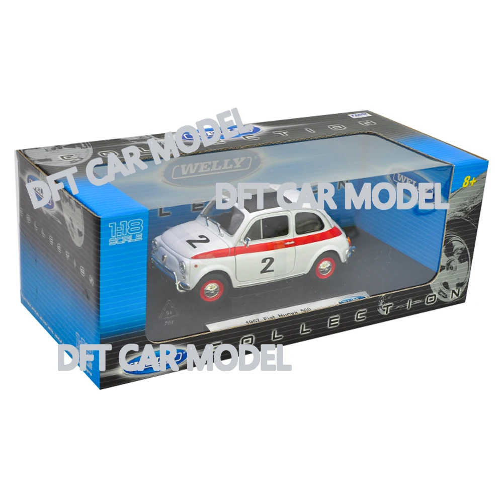 1:18 автомобили игрушечные из сплава Nuova 500 1957 модель автомобиля Детские
