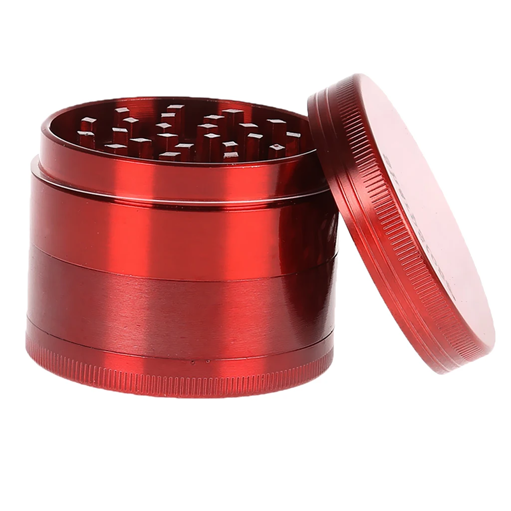 1 piece Tobacco Grinder Herb/Spice/Weed Zinc Metal Alloy Four Layers Crusher Spice Herb Grinder