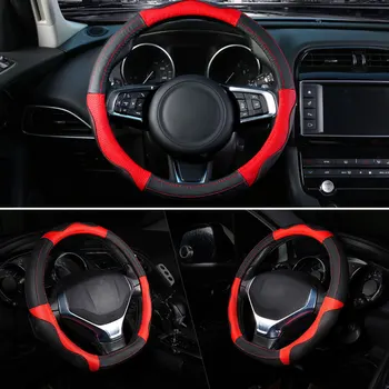 

Steering Wheel Covers Dish Sets Universal Steering Wheel Wrap Cover Accessories Cars 15 Inch Durable