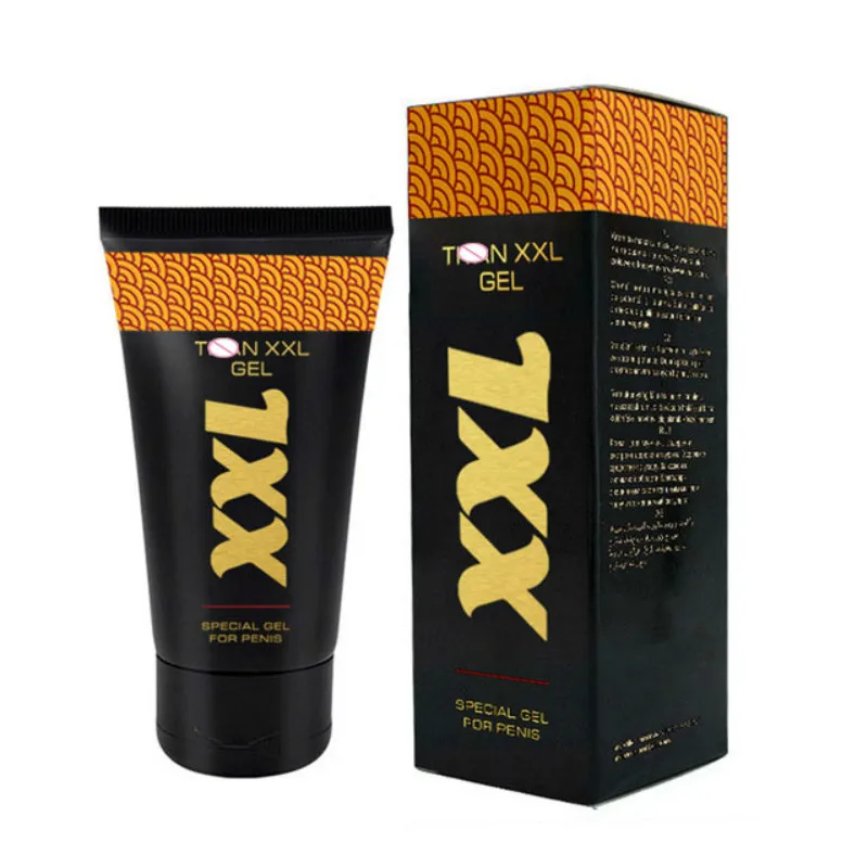 Новинка гель XXL Золотой крем для увеличения пениса роста большого члена помогает