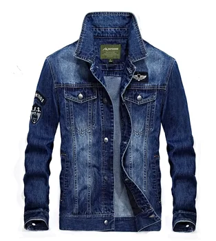 

Cowboy Jacket Atmosphere Wind Men's Wear Jacket More Pocket Tooling Cowboy