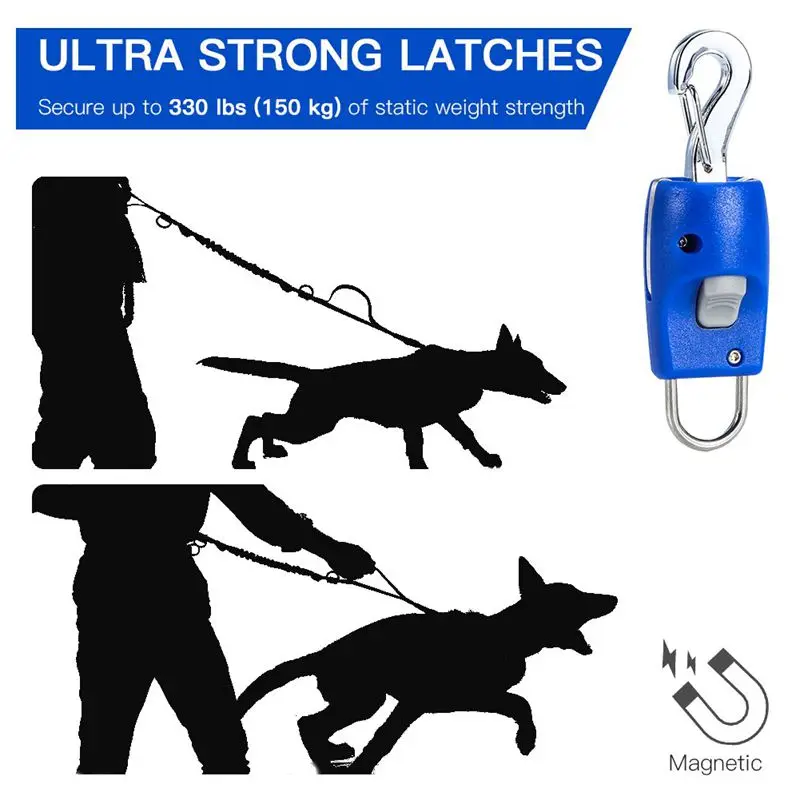 

Magic Latch Magnetic Automatic Dog Leash Connector One Press Connection & Release Dog Harness Collar Fastener Especially For Any