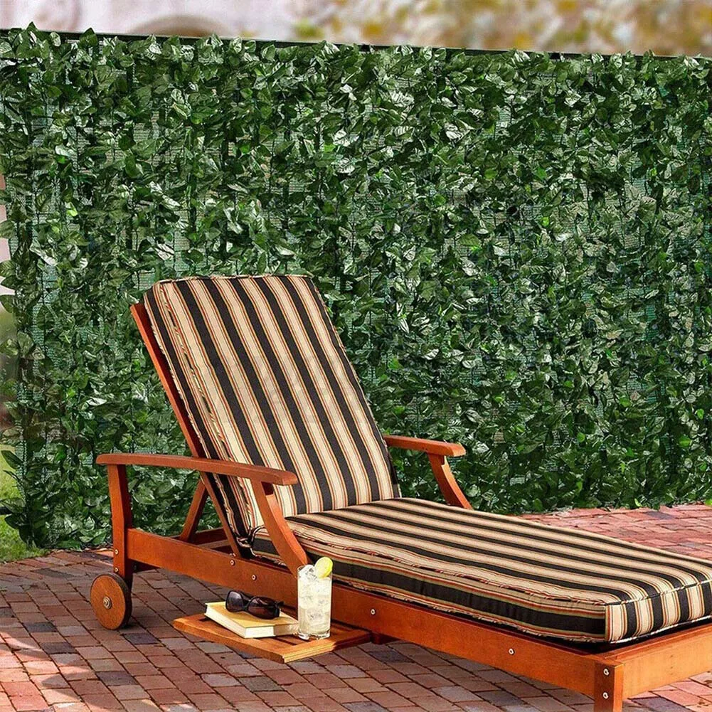 4PCS Artificial Hedge Panels Garden Fence Wall Landscaping Privacy Screen Mesh Trellis Home Outdoor Decor 25*50CM