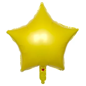 

5pcs 18inch Yellow Star Foil Balloons wedding happy Birthday Decorations Supplies Baby Shower Baloon Kids Toys