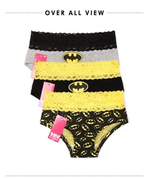 

lace 5 colors woman underwear briefs boxer briefs boxer sexy underwear cotton woman short print cartoon superman Batman Superman