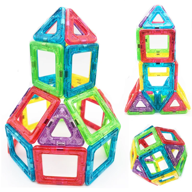 50PCS Magnetic Blocks Designer Constructor Set Model & Building Toy for Children