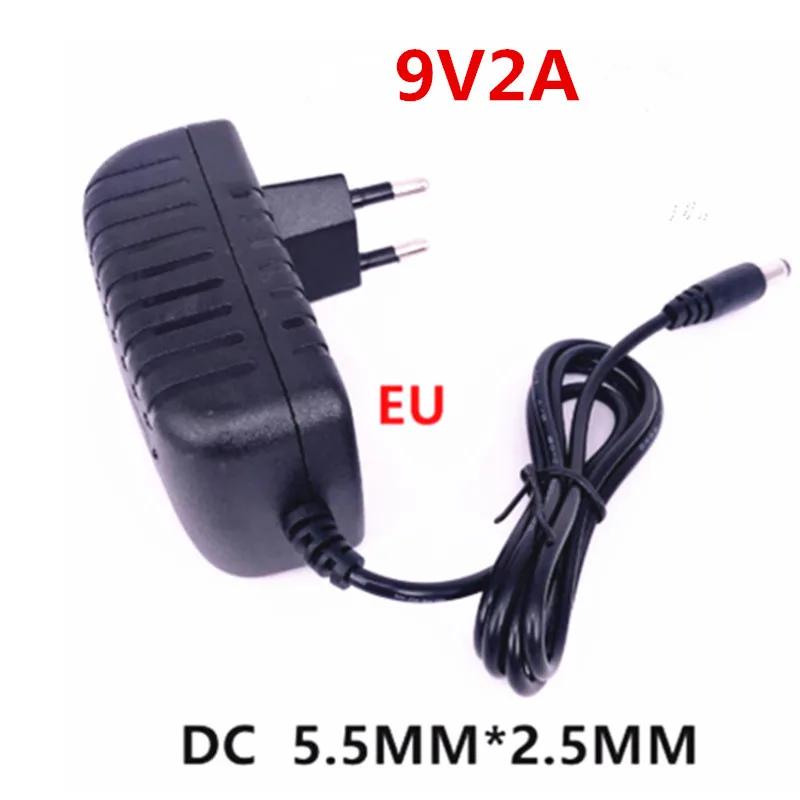1PCS 18V 1A High quality AC 100V-240V Converter Adapter DC 1000mA Power Supply EU Plug 5.5mm x 2.1-2.5mm |