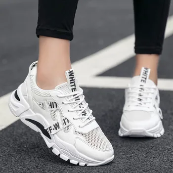 

Summer mesh breathable Shoes fashion trend hundred tower hollow couple sports casual shoes Men's Casual Shoes Zapatos De Hombre